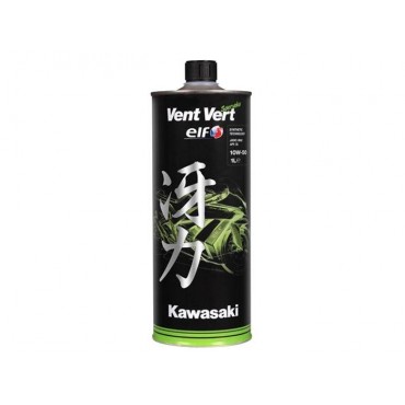 Huile Elf 'Vent Vert' 10W-50 Pour Kawasaki