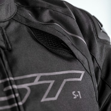 Veste RST S-1 Textile Noir - logo poitrine