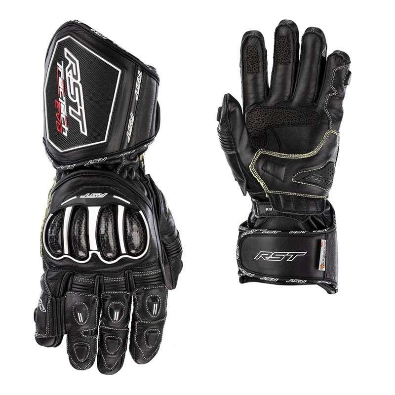 Gants RST TracTech EVO 4 Cuir - vue de dessus et dessous Gants RST TracTech EVO 4 Cuir - vue de dessus et dessous