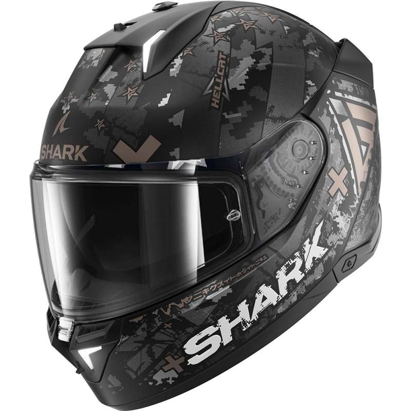 Casque shark skwal i3 hellcat Or HE0829EKUA Casque shark skwal i3 hellcat Or HE0829EKUA